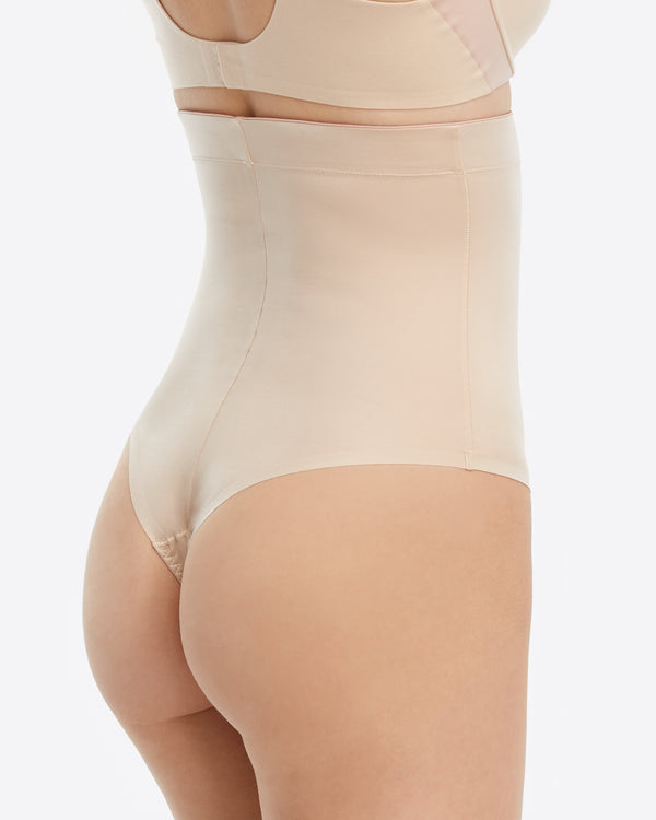 SPANX Spotlight on Lace Panty Bodysuit Foundation beige